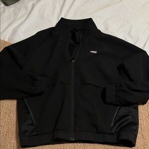 Figs Black Scrub Jacket